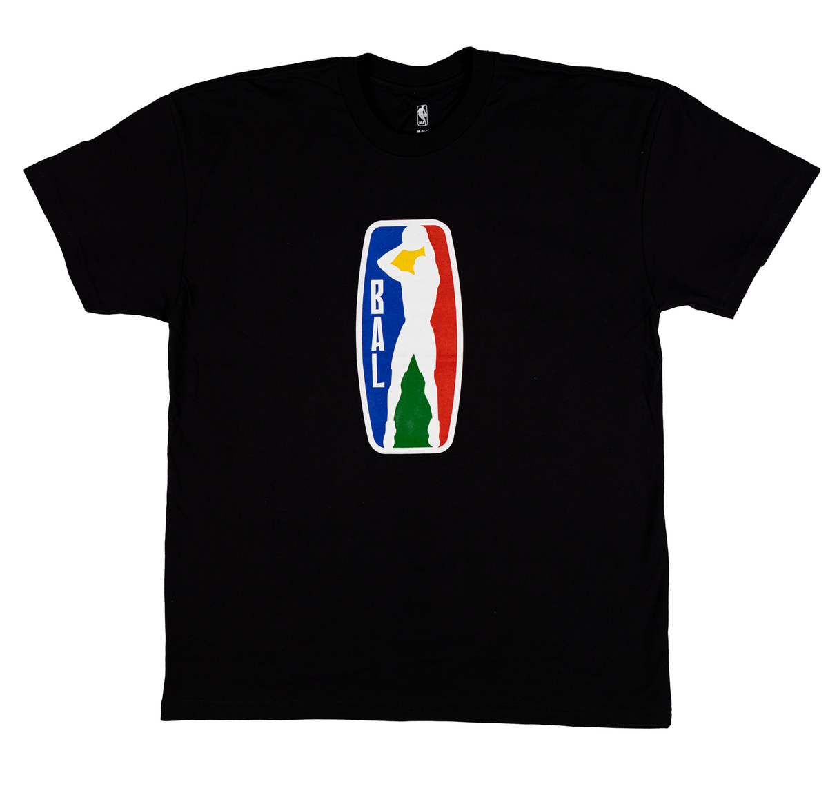 BAL MONOGRAM T-SHIRT - BLACK