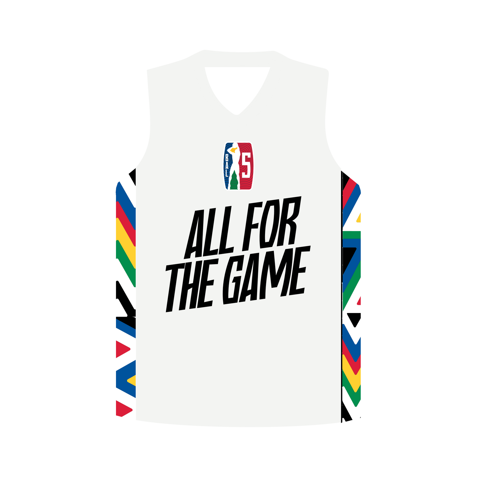 ALL FOR THE GAME JERSEY - WHITE