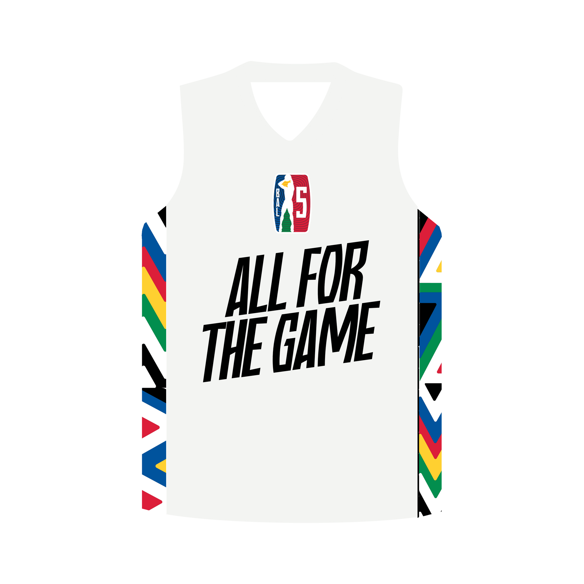 ALL FOR THE GAME JERSEY - WHITE