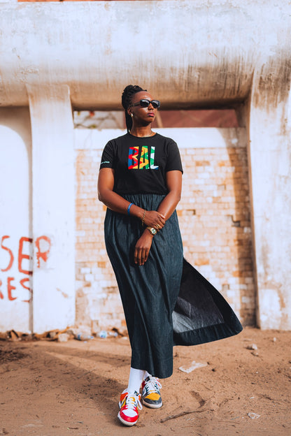 BAL COLOUR T-SHIRT - BLACK