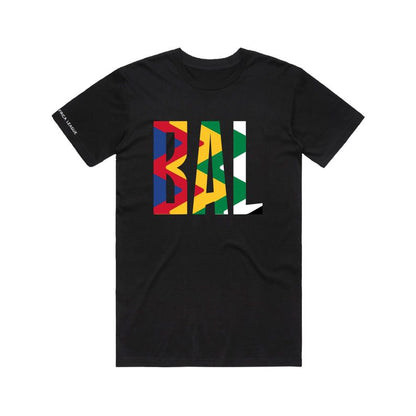 BAL COLOUR T-SHIRT - BLACK