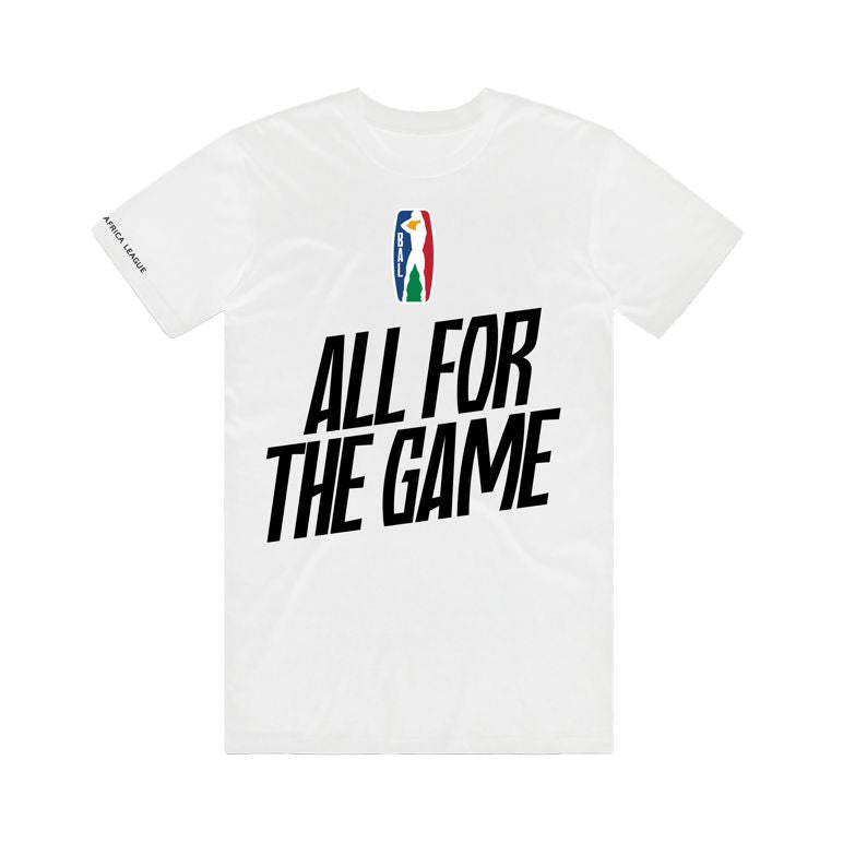 ALL FOR THE GAME T-SHIRT - WHITE