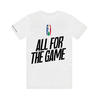 ALL FOR THE GAME T-SHIRT - WHITE