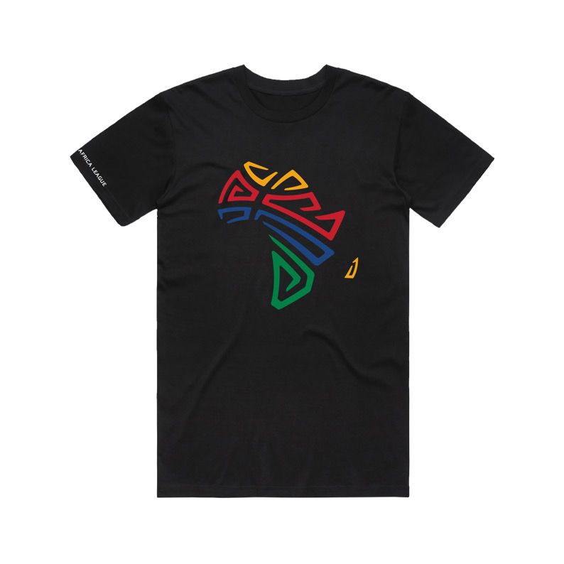 AFRICA MAP T-SHIRT - BLACK