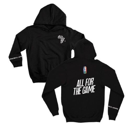 ALL FOR THE GAME HOODIE - BLACK